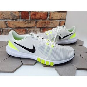 Nike Flex Control TR4 Men's Size 10 Running White Spruce Aura Black Volt